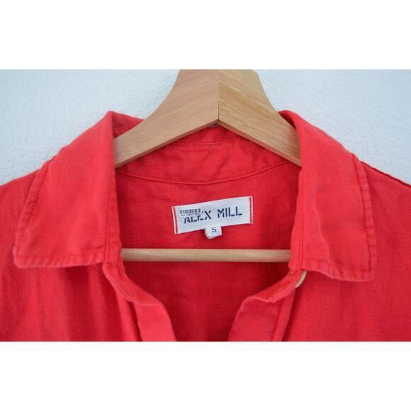 Alex Mill Cassi Romper In Linen Size Small - Picture 3 of 4